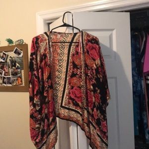 Forever 21 kimono cardigan floral